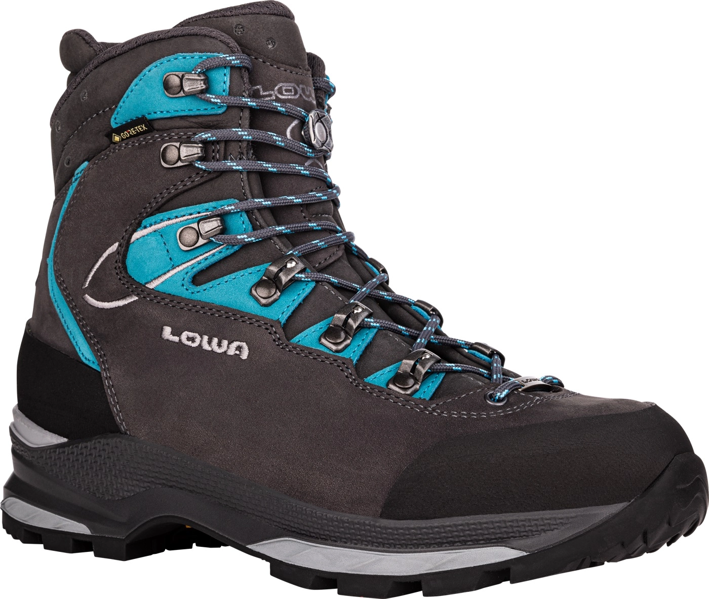 Wandelschoen Lowa Women Mauria Evo GTX Anthracite Turquoise 2 Wandelschoen Lowa Women Mauria Evo GTX Anthracite Turquoise - Afbeelding 2