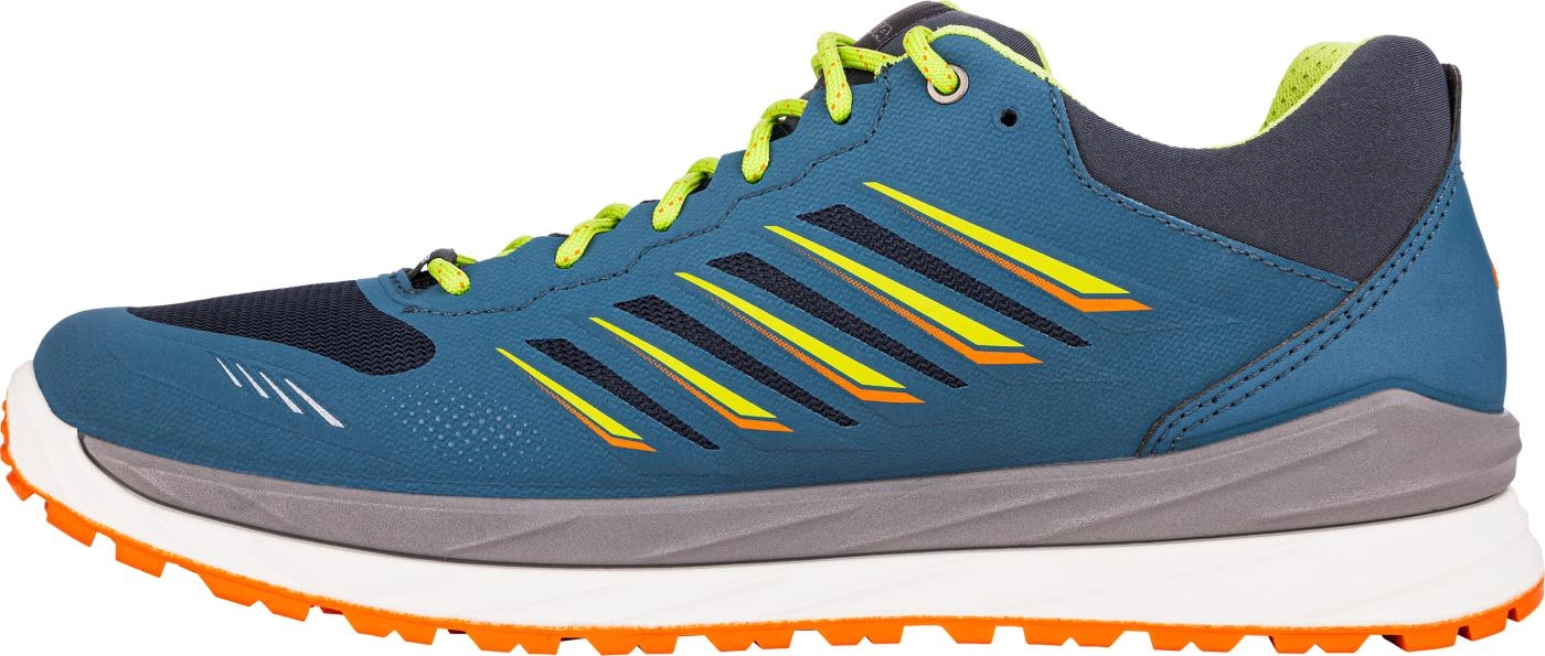 Wandelschoen Lowa Men Axos GTX Low Steelblue Lime 2 Wandelschoen Lowa Men Axos GTX Low Steelblue Lime - Afbeelding 2