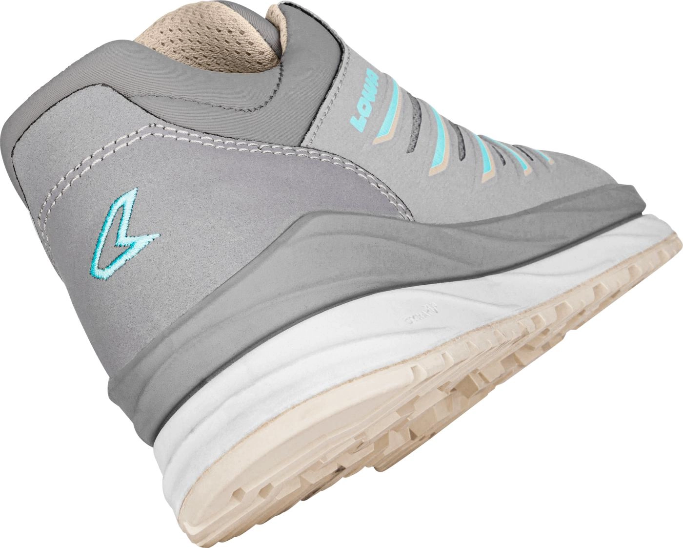 Wandelschoen Lowa Women Axos GTX Low Lightgrey Aquamarine 2 Wandelschoen Lowa Women Axos GTX Low Lightgrey Aquamarine - Afbeelding 2