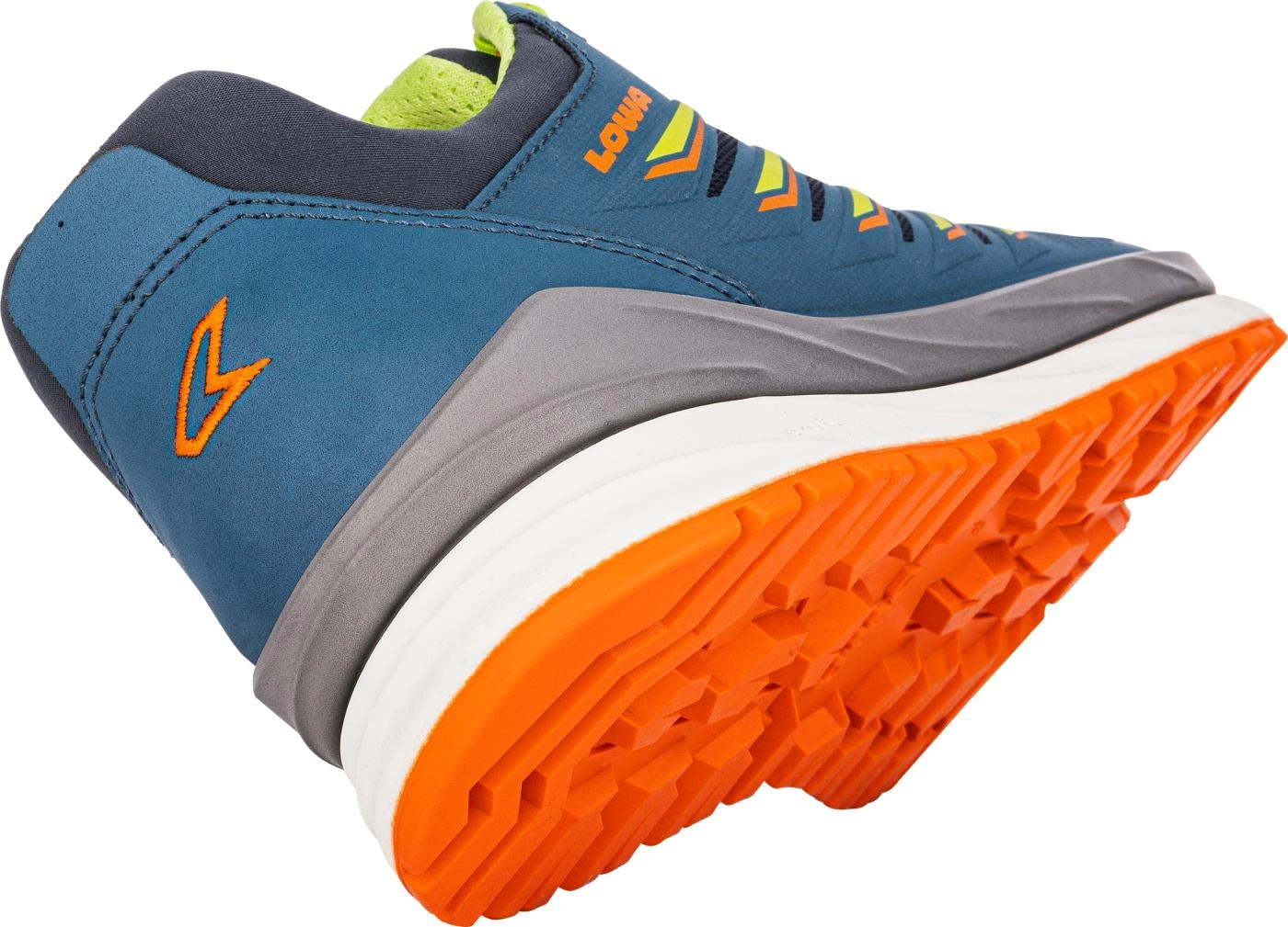 Wandelschoen Lowa Men Axos GTX Low Steelblue Lime 3 Wandelschoen Lowa Men Axos GTX Low Steelblue Lime - Afbeelding 3