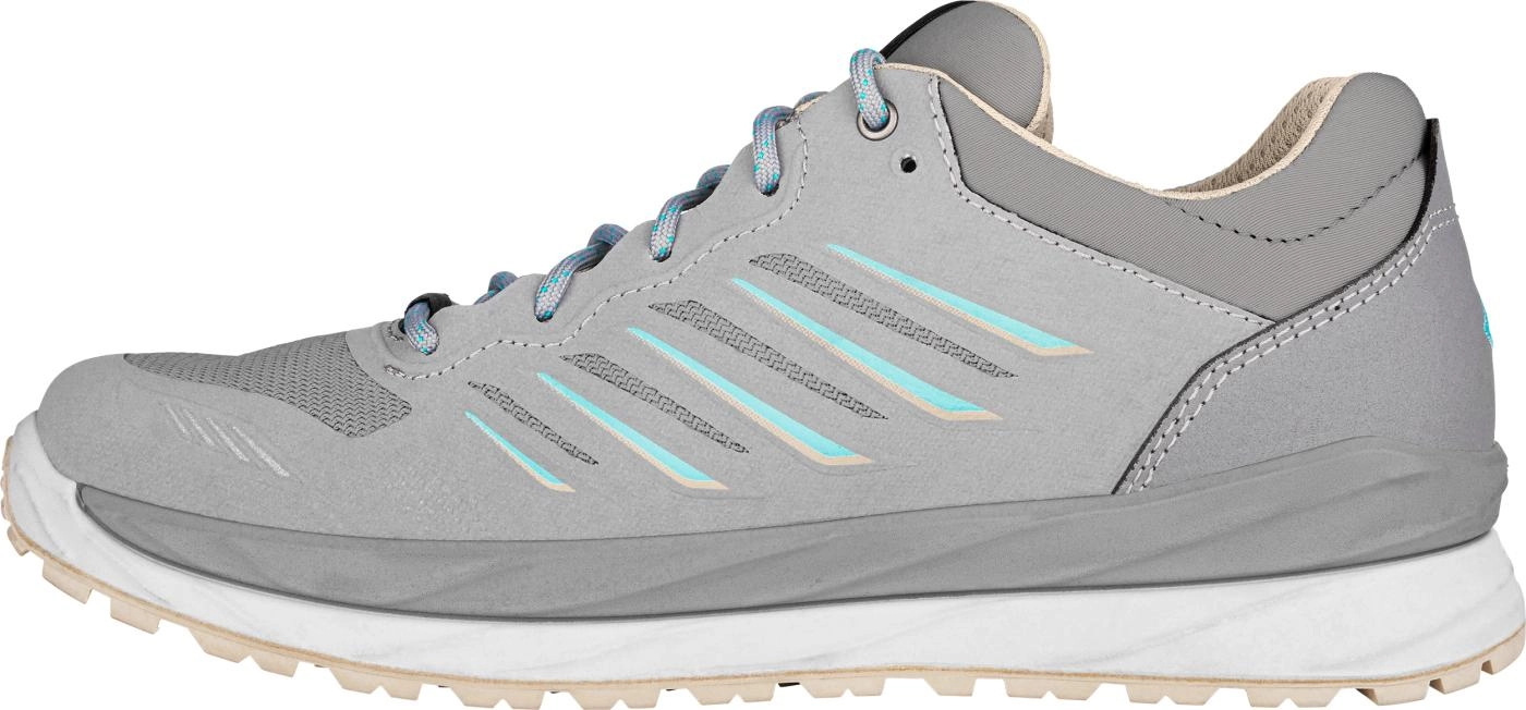 Wandelschoen Lowa Women Axos GTX Low Lightgrey Aquamarine 3 Wandelschoen Lowa Women Axos GTX Low Lightgrey Aquamarine - Afbeelding 3