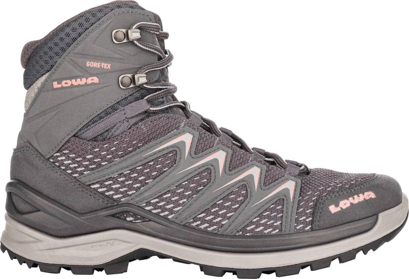 Wandelschoen Lowa Women Innox Pro GTX Mid Ws Anthracite Rose 1 Wandelschoen Lowa Women Innox Pro GTX Mid Ws Anthracite Rose