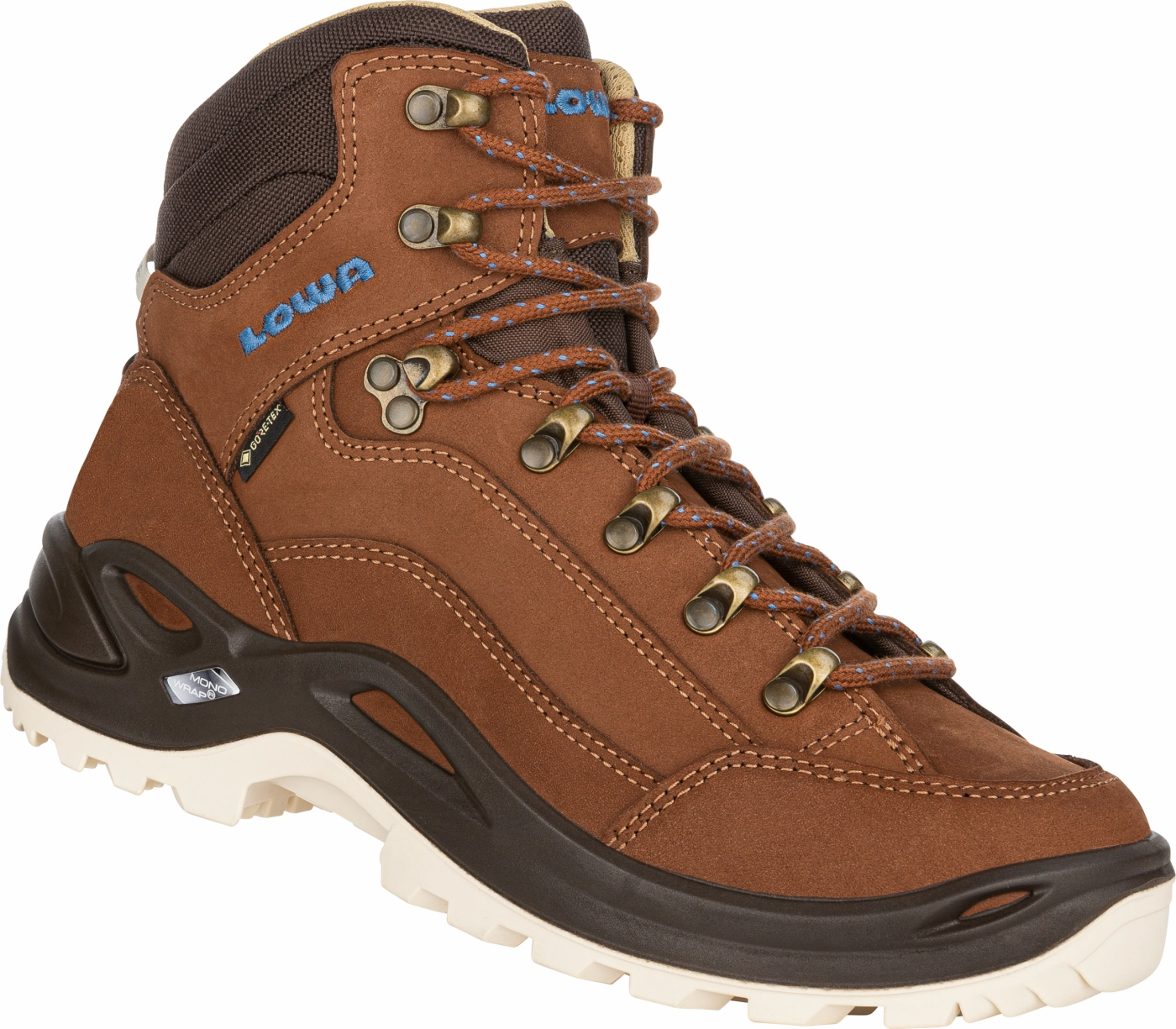 Wandelschoen Lowa Women Renegade GTX Mid Mahogany Navy 4 Wandelschoen Lowa Women Renegade GTX Mid Mahogany Navy - Afbeelding 4