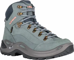 Wandelschoen Lowa Women Renegade GTX Mid Iceblue Salmon -Lowa 320945 6122 renegade gtx mid ws 2022 outer rotated 1
