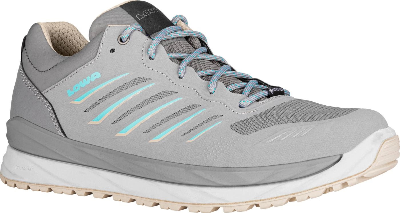 Wandelschoen Lowa Women Axos GTX Low Lightgrey Aquamarine 4 Wandelschoen Lowa Women Axos GTX Low Lightgrey Aquamarine - Afbeelding 4