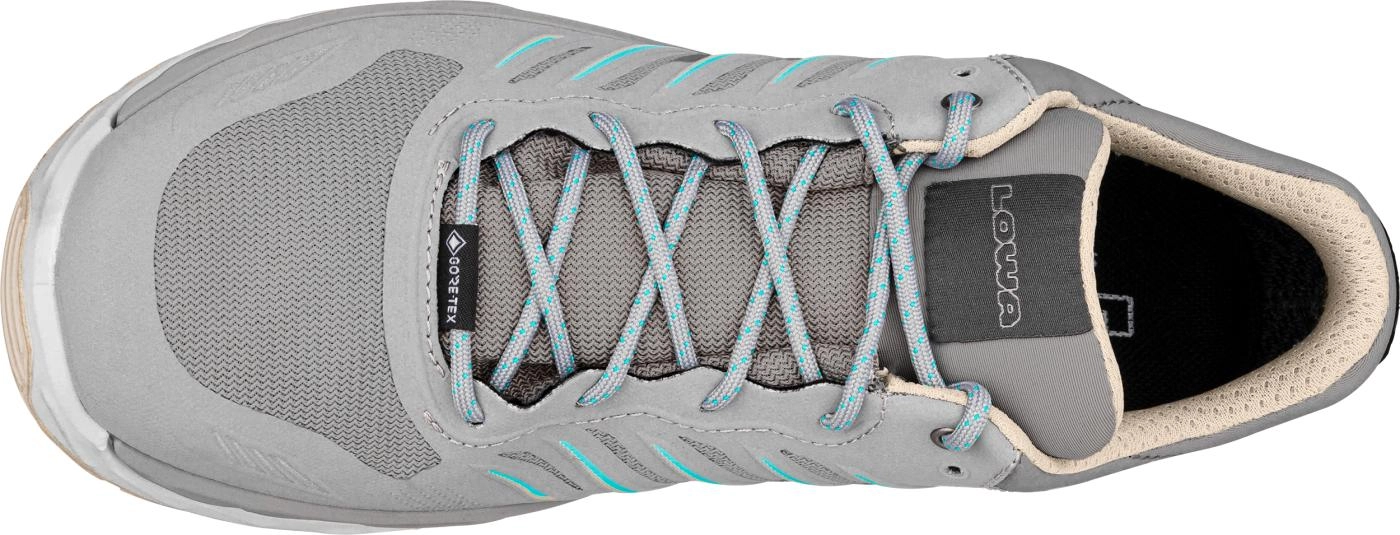Wandelschoen Lowa Women Axos GTX Low Lightgrey Aquamarine 5 Wandelschoen Lowa Women Axos GTX Low Lightgrey Aquamarine - Afbeelding 5