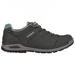 Wandelschoen Lowa Women Locarno GTX Lo Wide Graphite Jade